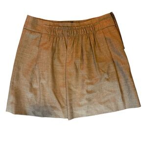 J. Crew Light Brown Wool Blend Skirt